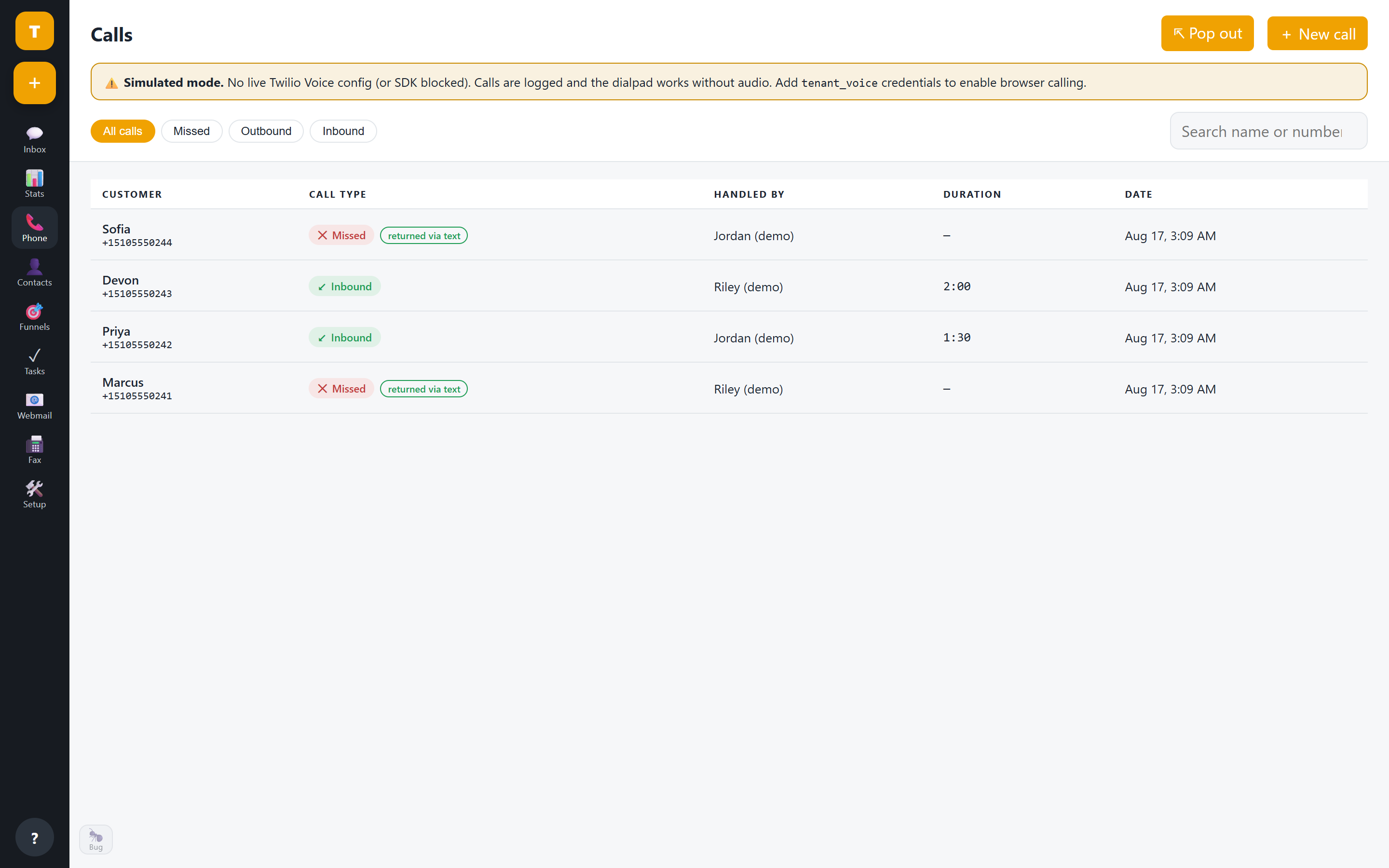 Softphone dialer and phone-system settings — SM2.IO Softphone dialer and phone-system settings — SM2.IO